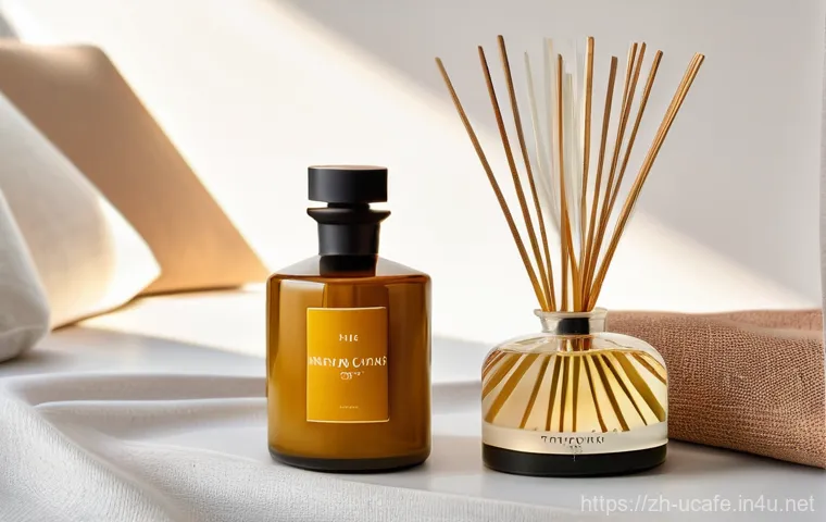 DIY 향수 만들기 카페 추천 - A young woman, with a thoughtful and focused expression, is meticulously blending essential oils in ...