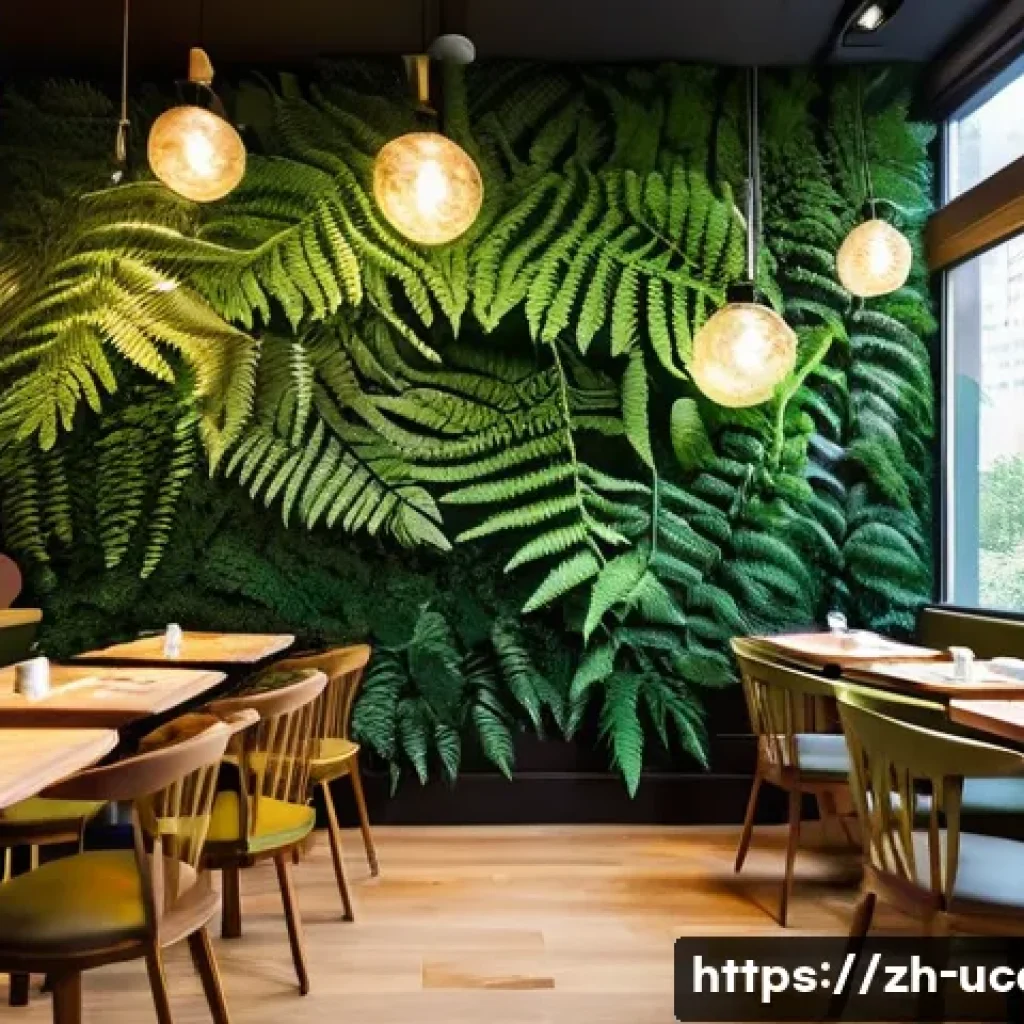 SNS 핫플 이색카페 - **Immersive "Starry Forest" Cafe with Artisanal Drinks**
    **Prompt:** A vibrant, modern coffee sh...