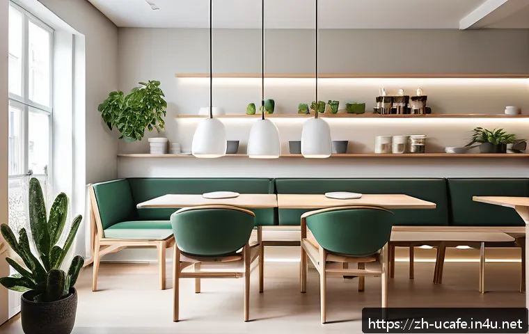 트렌디한 미니멀 카페 인테리어 관련 이미지 1